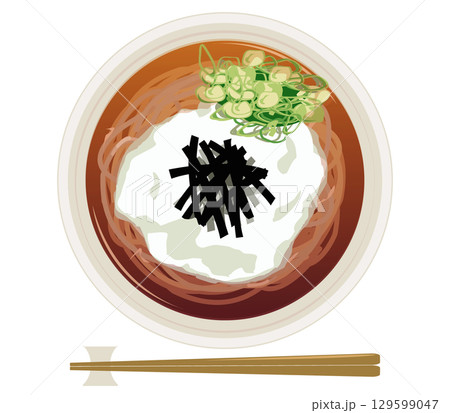 とろろ蕎麦　上から 129599047