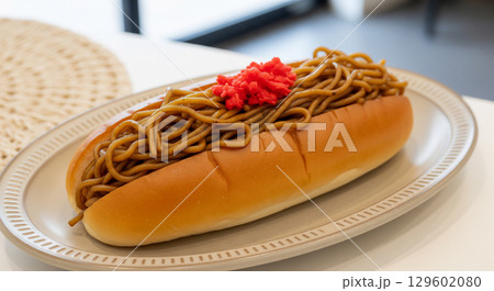 焼きそばパン 129602080