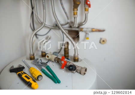 Water Heater System and Plumbing Tools 129602814