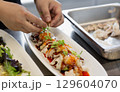 Food preparation and fine dining concept 129604070