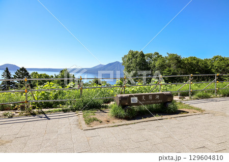 支笏湖 (北海道 7月) 支笏湖 (北海道 7月) 129604810