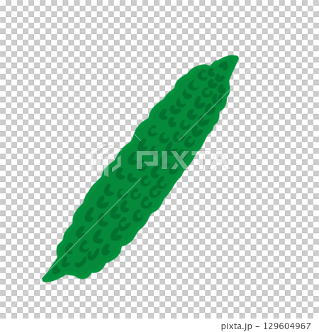 ゴーヤ　野菜　シンプル 129604967