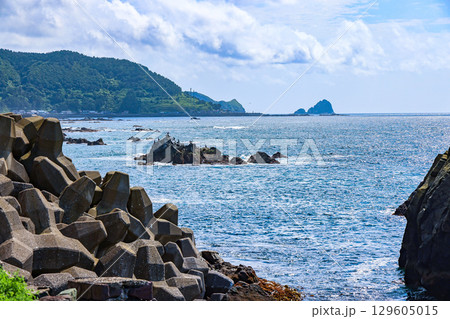 北海道~本州最短の地 (北海道 7月) 北海道~本州最短の地 (北海道 7月) 129605015