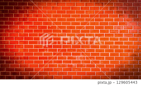 Red brick wall texture background, brick wall texture for interior or exterior design backdrop. Red brick wall texture background, brick wall texture for interior or exterior design backdrop. 129605443