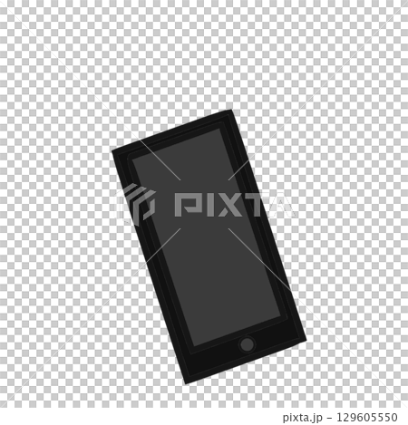 Smartphone silhouette shadow Smartphone silhouette shadow 129605550