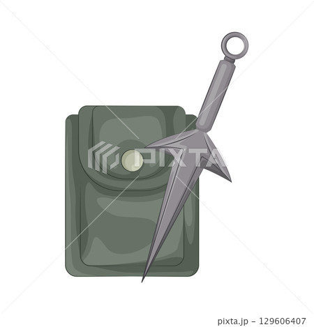 Illustration of Shuriken Illustration of Shuriken 129606407