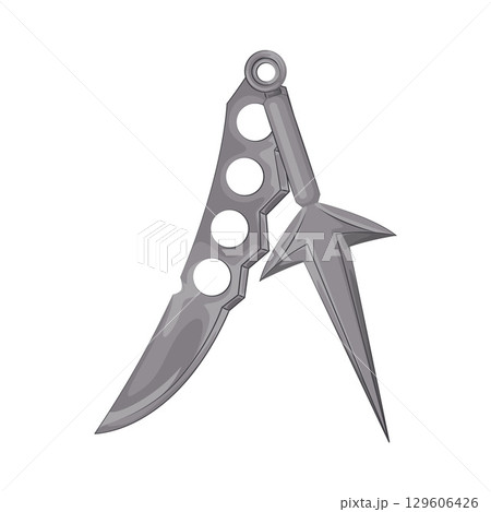 Illustration of Shuriken Illustration of Shuriken 129606426