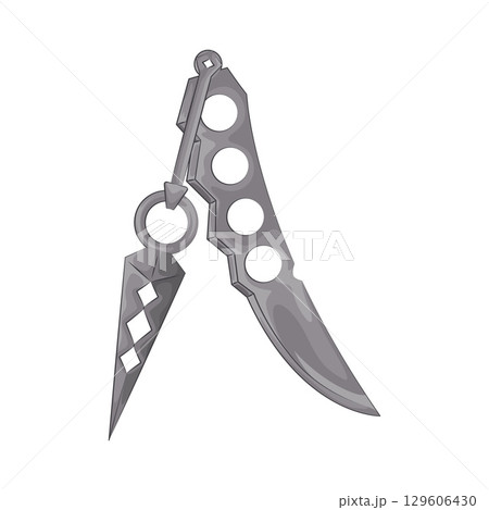Illustration of Shuriken Illustration of Shuriken 129606430