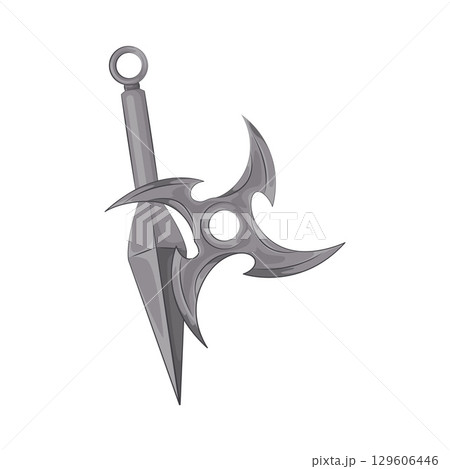 Illustration of Shuriken Illustration of Shuriken 129606446