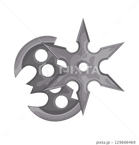 Illustration of Shuriken Illustration of Shuriken 129606469