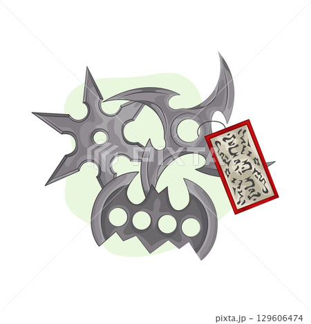 Illustration of Shuriken 129606474
