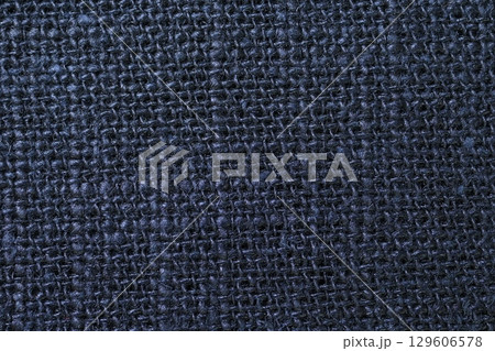 black hemp viscose natural fabric cloth color, sackcloth rough texture of textile fashion 129606578
