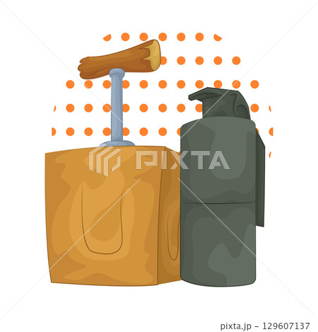 Illustration of Bomb 129607137