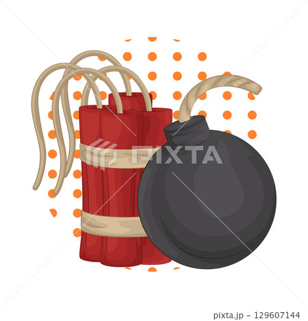 Illustration of Bomb Illustration of Bomb 129607144