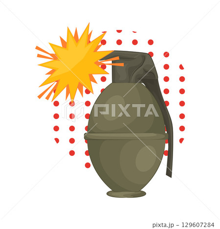Illustration of Grenade Illustration of Grenade 129607284