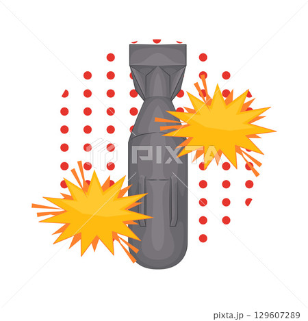 Illustration of Nuclear Bomb Illustration of Nuclear Bomb 129607289