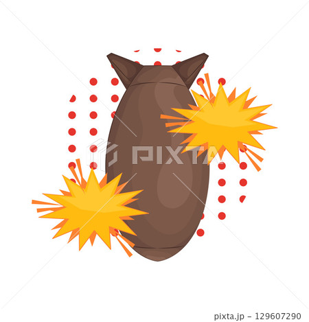 Illustration of Nuclear Bomb Illustration of Nuclear Bomb 129607290