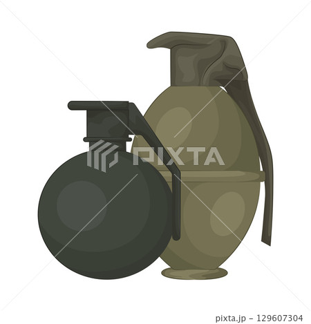 Illustration of Grenade Illustration of Grenade 129607304