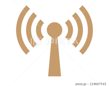 電波アイコン(通信マーク) 電波アイコン(通信マーク) 129607545