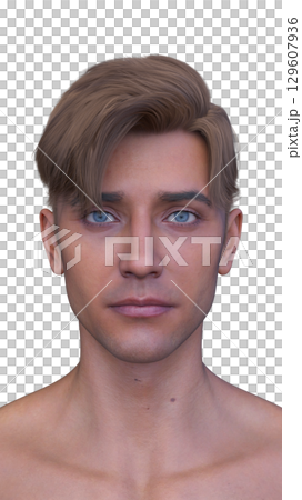 Close-up of a man's face Close-up of a man's face 129607936