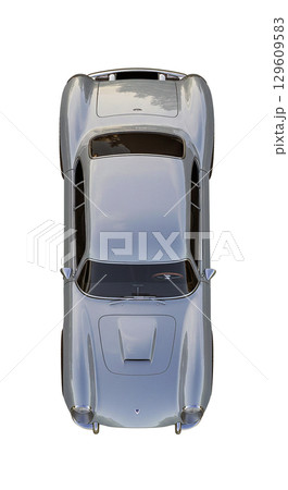 Retro Sports Car 129609583