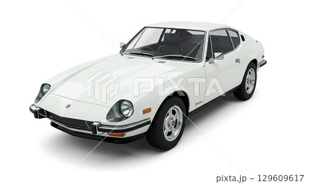 Retro Sports Car 129609617