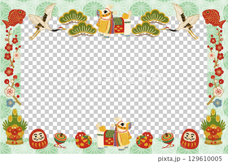 2026年新年 Chagu Chagu 麻葉相框 2026年新年 Chagu Chagu 麻葉相框 129610005