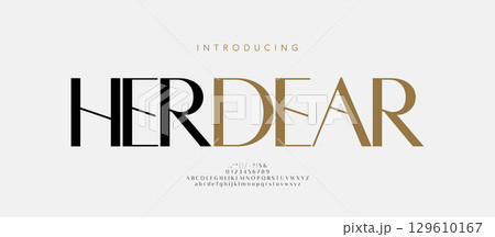 Elegant modern alphabet beauty logo font. Classic beautiful urban luxury Serif Letter Minimal Fashion. Typography decoration logotype fonts, wedding, logos. vector illustration Elegant modern alphabet beauty logo font. Classic beautiful urban luxury Serif Letter Minimal Fashion. Typography decoration logotype fonts, wedding, logos. vector illustration 129610167