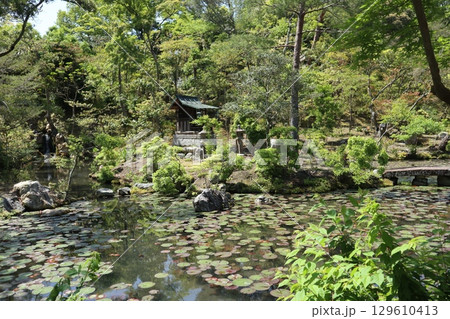 歴史あふれる京都南禅寺の初夏の風景 129610413