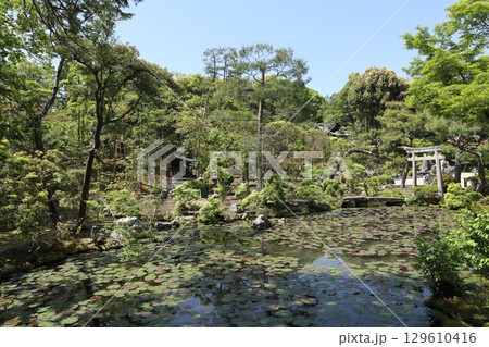 歴史あふれる京都南禅寺の初夏の風景 129610416
