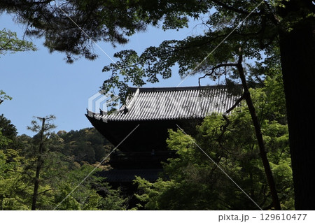 歴史あふれる京都南禅寺の初夏の風景 129610477
