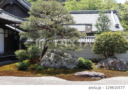 歴史あふれる京都南禅寺の初夏の風景 129610577