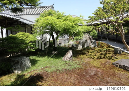 歴史あふれる京都南禅寺の初夏の風景 歴史あふれる京都南禅寺の初夏の風景 129610591