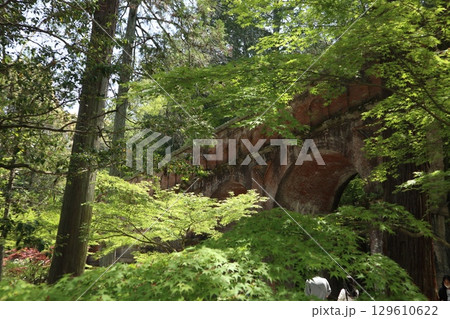 歴史あふれる京都南禅寺の初夏の風景 129610622