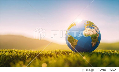 地球　SDGs　エコ　環境　風景　背景　壁紙 129611332