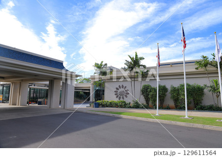 ハワイ（オアフ島）の休日（ゴルフライフ）カポレイ 129611564