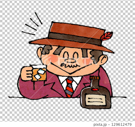 爸爸喝威士忌 129612479