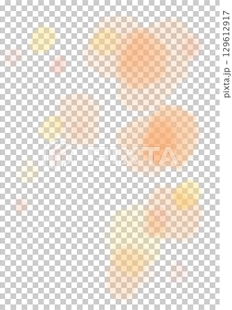 花のようなあたたかなピンクや黄色の水彩のにじみテクスチャ 129612917