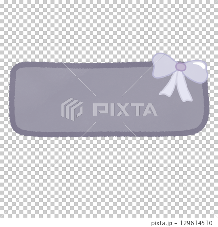 Purple banner with ribbon Purple banner with ribbon 129614510