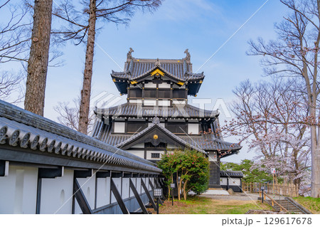 【新潟県】桜が咲いた高田城址公園 129617678