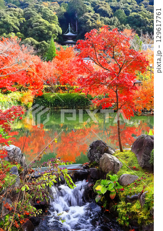 【京都府】永観堂の多宝塔と紅葉 129617761