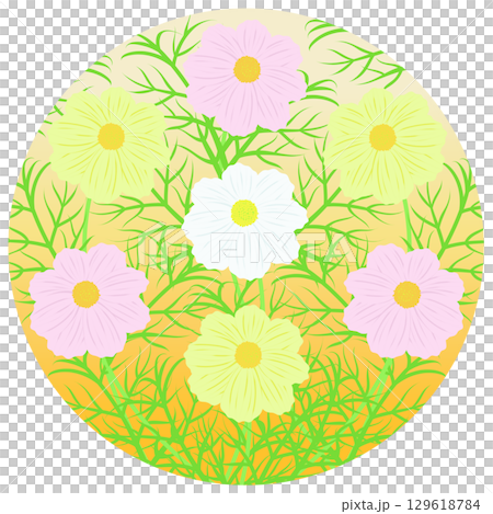 Colorful illustration of cosmos Colorful illustration of cosmos 129618784