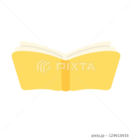 Illustration of an Open Book Illustration of an Open Book 129618916
