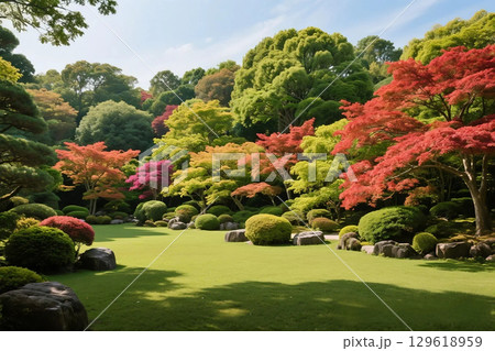 日本の庭園 129618959