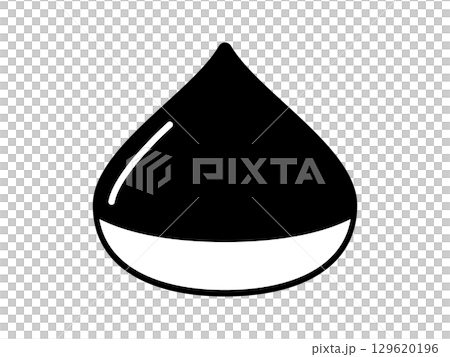 くりのアイコン　モノトーン 129620196