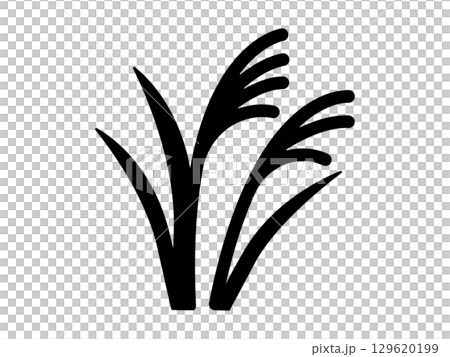 ススキのアイコン モノトーン ススキのアイコン モノトーン 129620199
