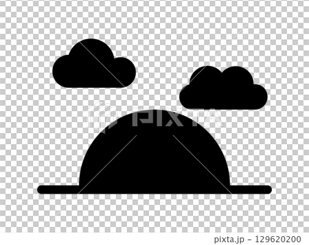 Sunset Icon Monotone 129620200