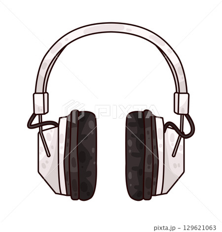 illustration of headphone 129621063