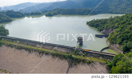 Aug 9 2025 Shing Mun Reservoir Main Dam scenic view 129621193