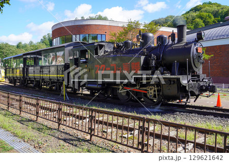 蒸気機関車S-304・三笠鉄道村(8月) 蒸気機関車S-304・三笠鉄道村(8月) 129621642